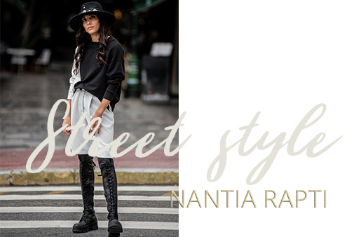 Street style with Nantia Rapti 