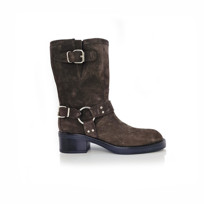 25.352.04 BROWN OLIVE SUEDE